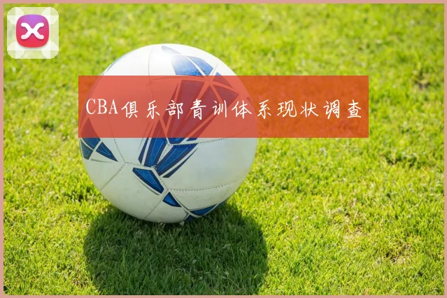 CBA俱乐部青训体系现状调查